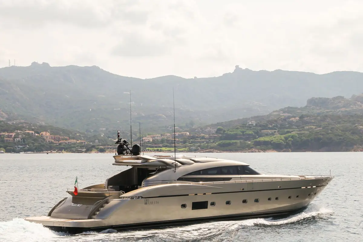 AB Yachts 116, main deck — Priveo Yachts, Europe. A 36-metre platform built for coastal days
