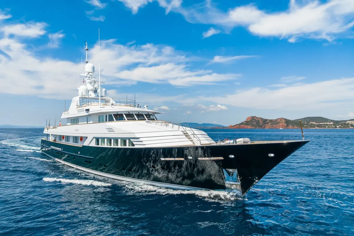 Emerald, exterior — Priveo Yachts, Europe. Wide decks and six private cabins for open water
