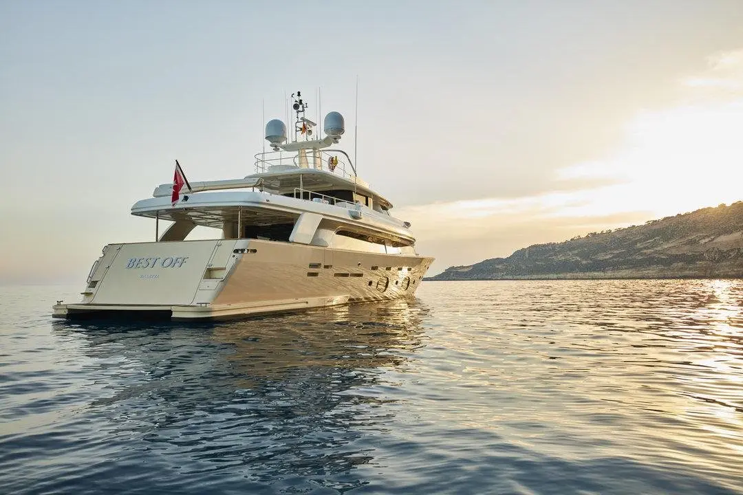 Navetta 33, main deck — Priveo Yachts, Europe. A steady, full-beam base for slow coastal days
