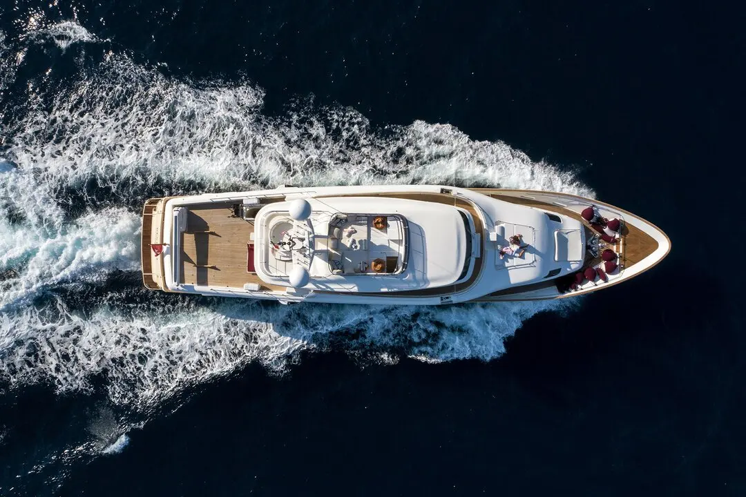 Navetta 33, salon — Priveo Yachts, Europe. A steady, full-beam base for slow coastal days