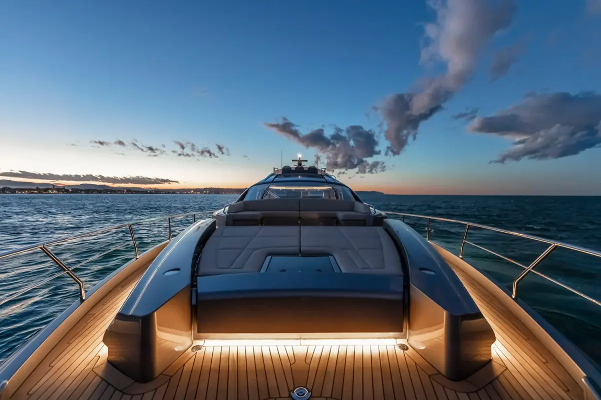 Pershing 8X, flybridge — Priveo Yachts, Europa. Andature sportive e ponte poppa per giornate veloci