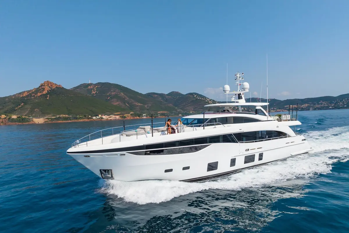 Princess 35M, salon — Priveo Yachts, Europe. Wide decks and four cabins for coastal cruising