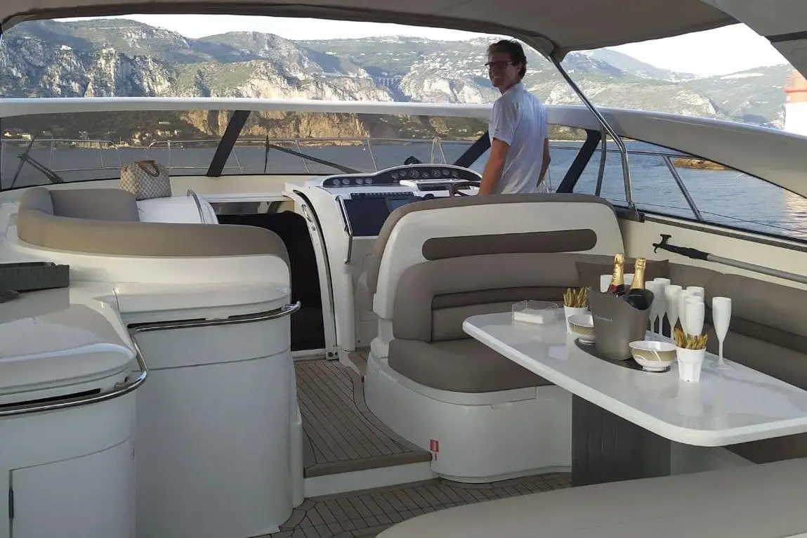 Princess 50, main deck — Priveo Yachts, Europe. A sporty day yacht built for quick coastal runs