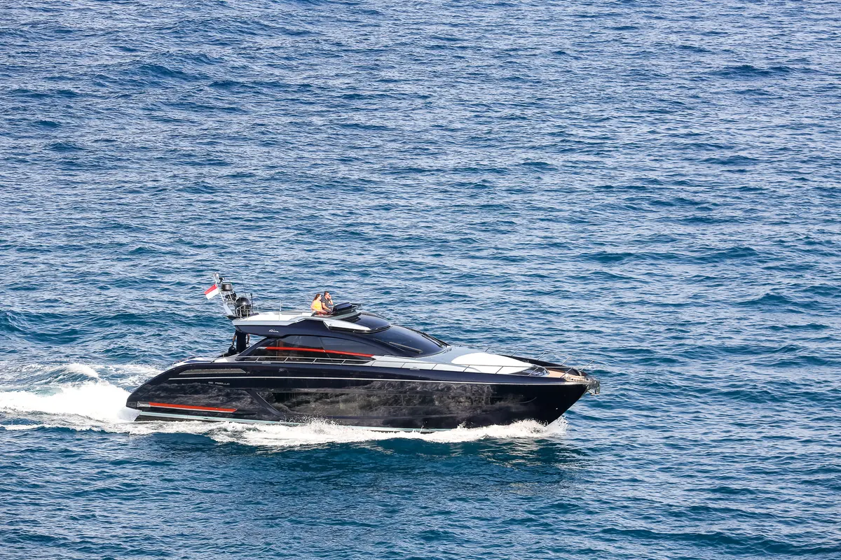 Ribelle 66, aft deck — Priveo Yachts, Europe. Fast Italian lines built for open water