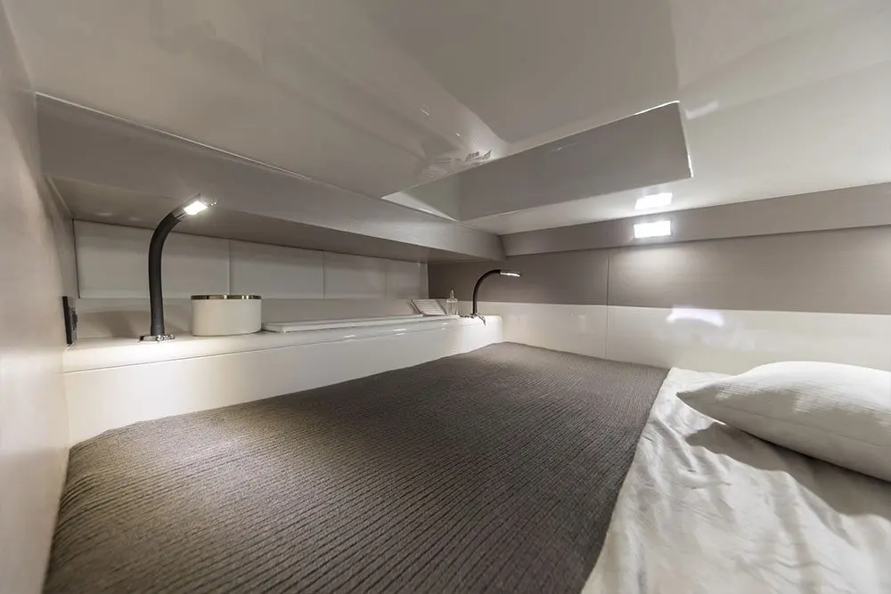 Sacs 47, flybridge — Priveo Yachts, Europe. Quick coastal hops for ten, no wasted time