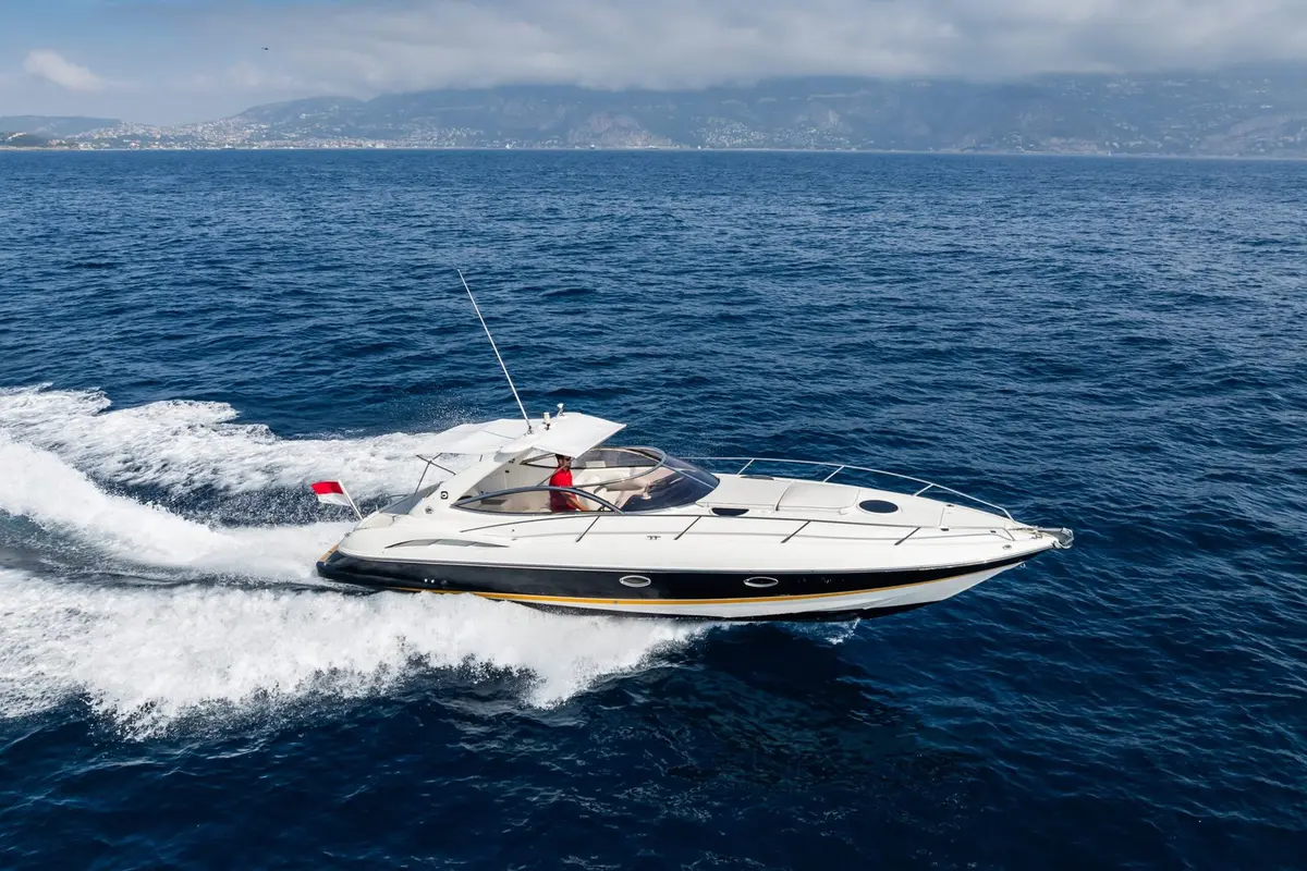 Superhawk 34, exterior — Priveo Yachts, Europe. A fast coastal run for seven, one afternoon