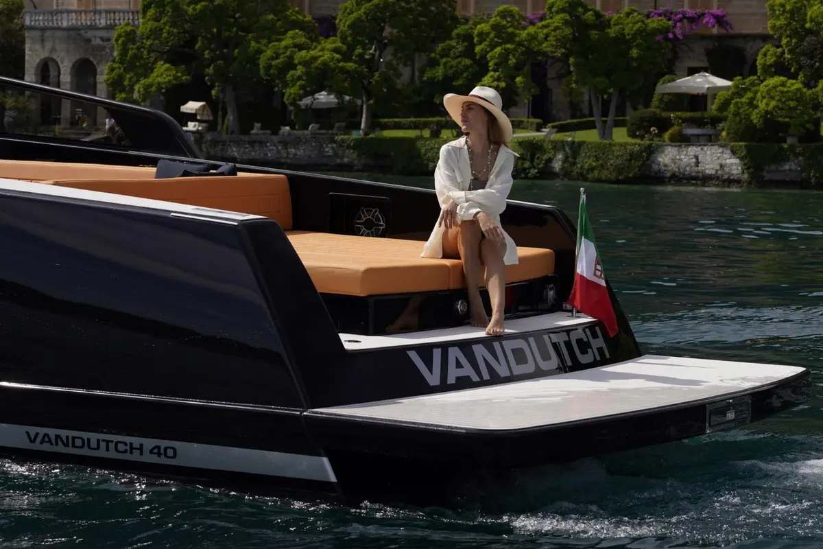Vandutch 40, salon — Priveo Yachts, Europe. A sleek day boat built for coastal afternoons