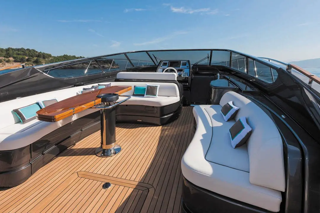 Virtus 63, salon — Priveo Yachts, Europe. Fast Riva lines built for close coastal days